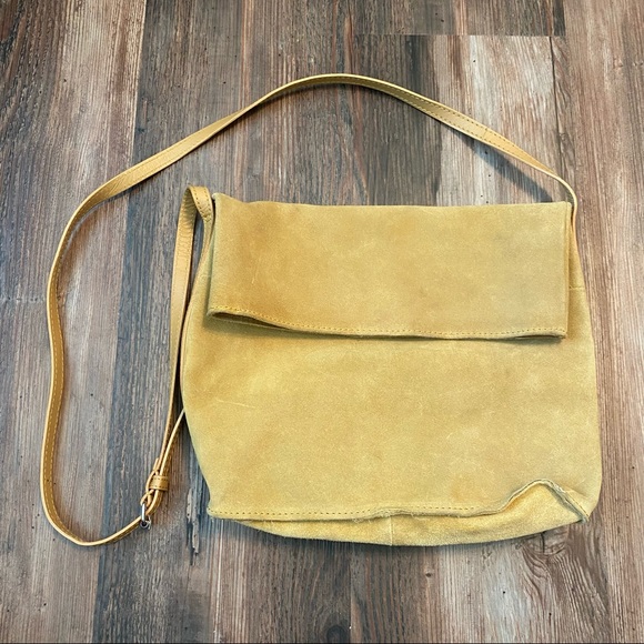 Urban Outfitters Handbags - Urban Outfitters Cow Suede Leather Bucket Purse